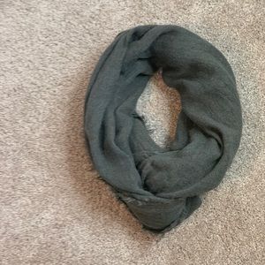 Gray infinity scarf